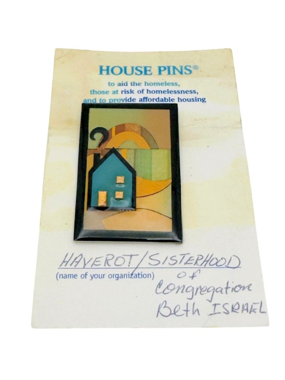 House Pins Enamel By Lucinda Yates Fundraising Aid For Homeless Housing